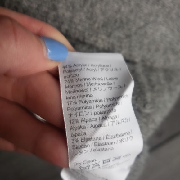 J.Crew Cocoon Grey Sweater-Blazer - Picture 4 of 6